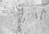 Fotobehang - Vlies Behang - Oude Industriële Betonnen Muur - Beton - 368 x 254 cm