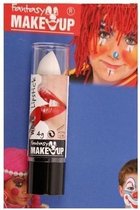 Halloween - Halloween/horror mat witte lippenstift/lipstick - Carnaval/themafeest verkleed accessoire