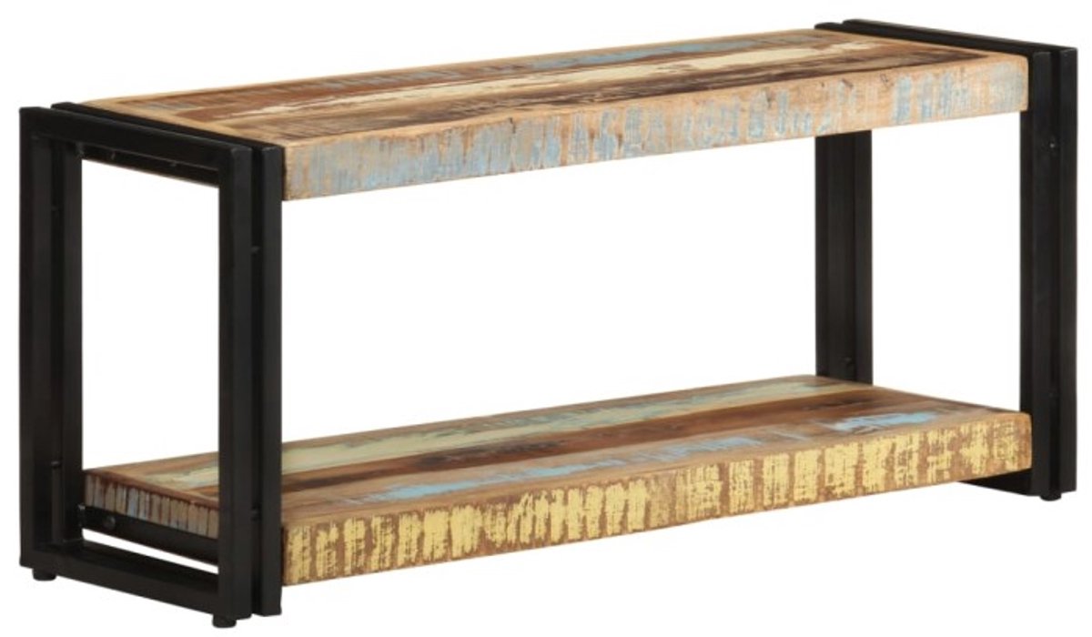 vidaXL Tv-meubel - 90x30x40 - cm - massief - gerecycled - hout