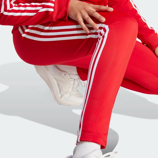 Survêtement adidas Sportswear Essentials 3-Stripes - Femme - Rouge - M | bol
