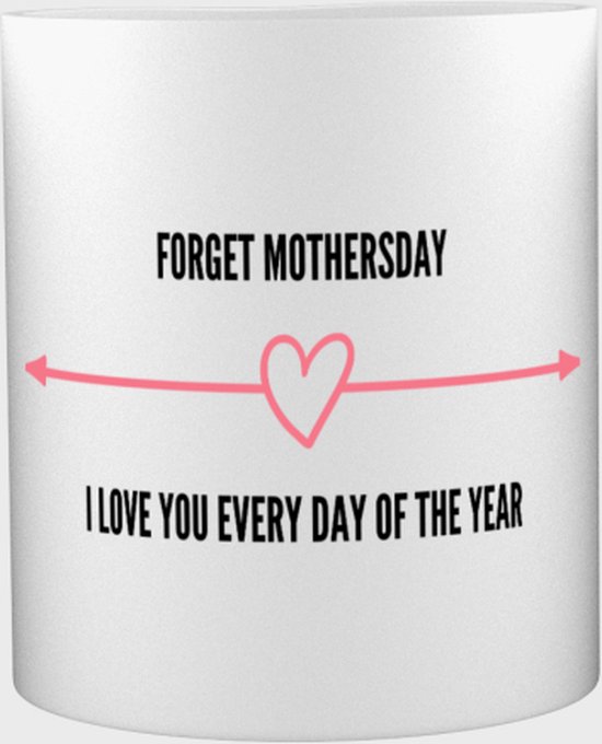 Valentine's Day, I love you every single day mug | ceramic mug | 325 ml