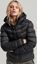 Superdry Hooded Fuji Padded Jacket Veste Femme - Noir - Taille S