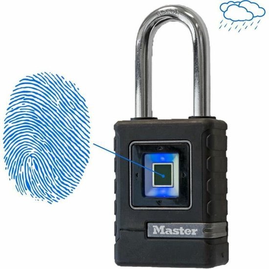 Biometrisch Hangslot Voor Bagage Lockers En Poorten Met
