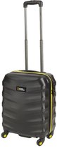 National Geographic Handbagage Harde Koffer / Trolley / Reiskoffer - 54x35x20cm - Arete - Zwart