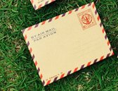 10 Post Airmail Envelopjes - Kleine Envelop Post 7,5 X 10 cm - Enveloppen Voor Cadeau Of Hobby