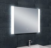 Miroir de salle de bain Sunny 80x60cm éclairage LED intégré Chauffage Interrupteur tactile anti-condensation Dimmable