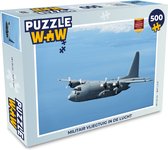 Puzzel Militair vliegtuig in de lucht - Legpuzzel - Puzzel 500 stukjes