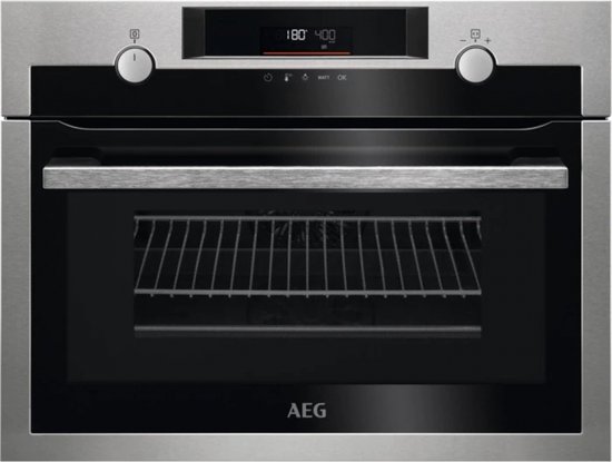 AEG CME565060M - Inbouwoven - CombiQuick - Hetelucht - Inox -