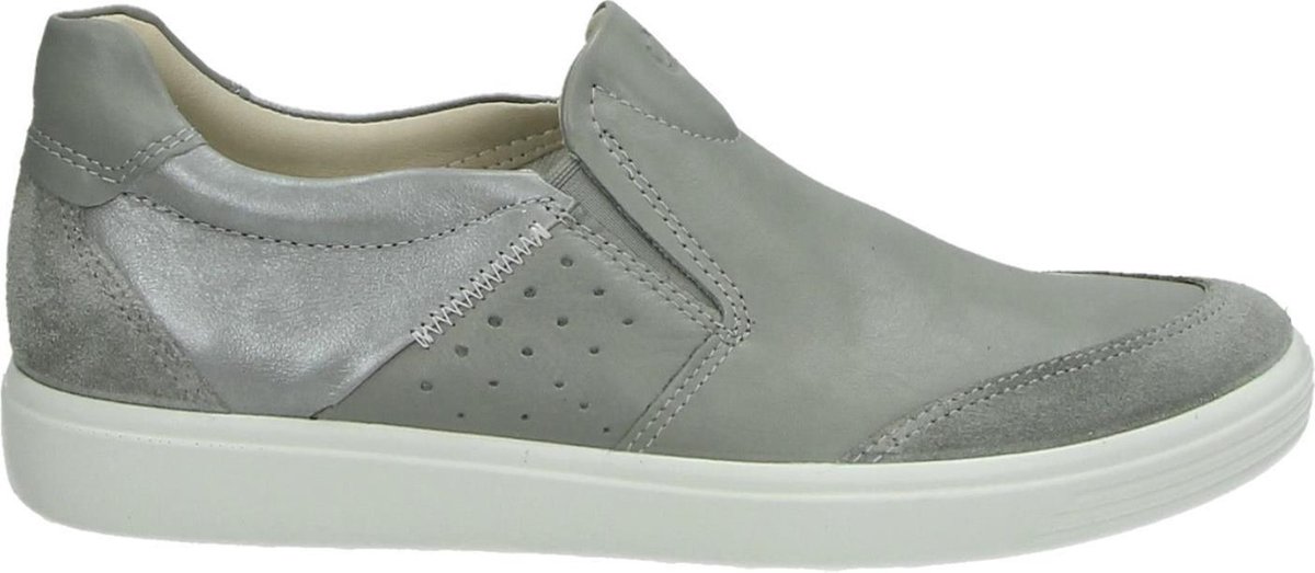 ECCO Soft 7 dames sneaker Grijs - Schoenen.nl