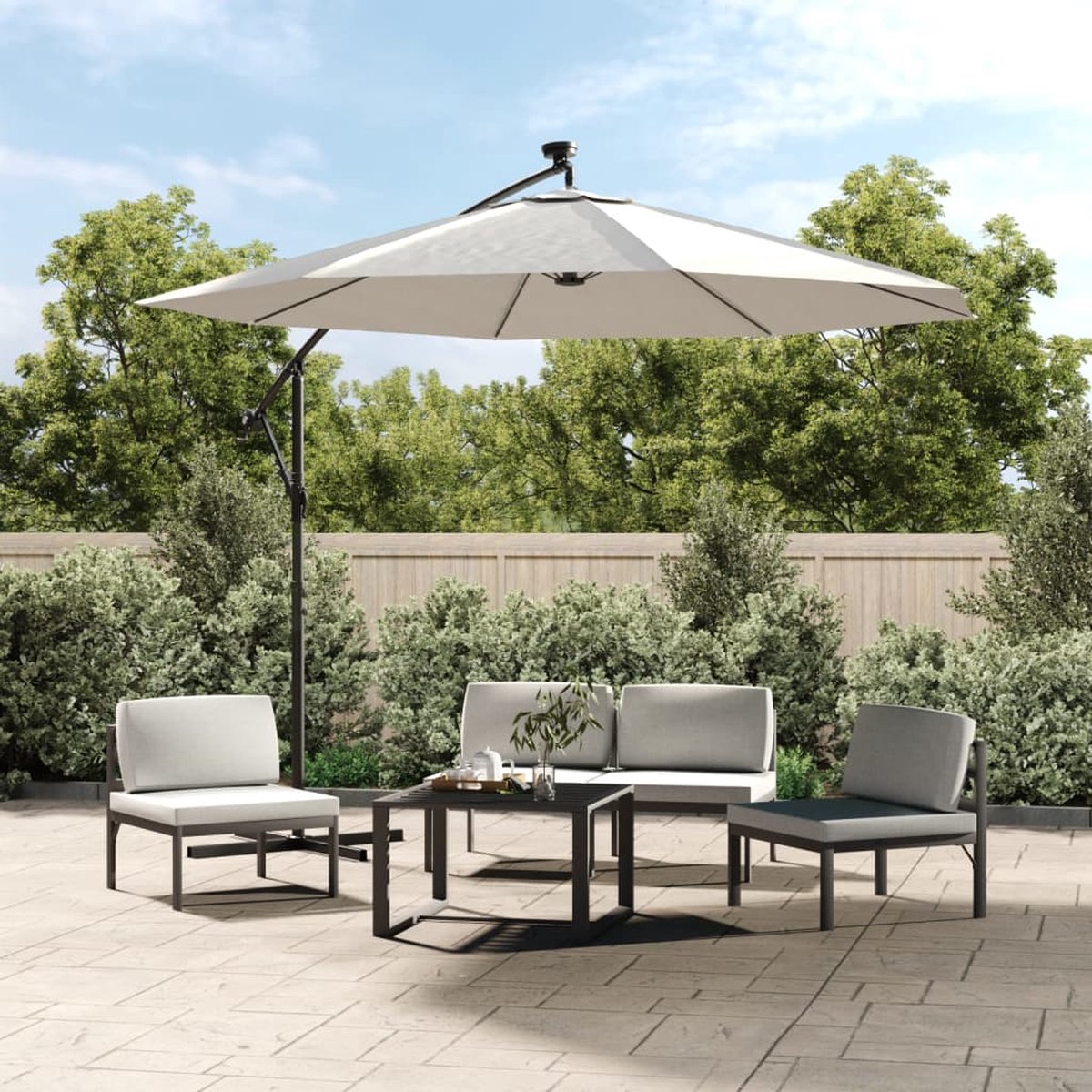 vidaXL-Zweefparasol-met-LED-verlichting-en-metalen-paal-300-cm-zand
