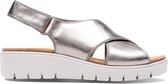 Clarks -Dames -  goud - sandalen - maat 39½