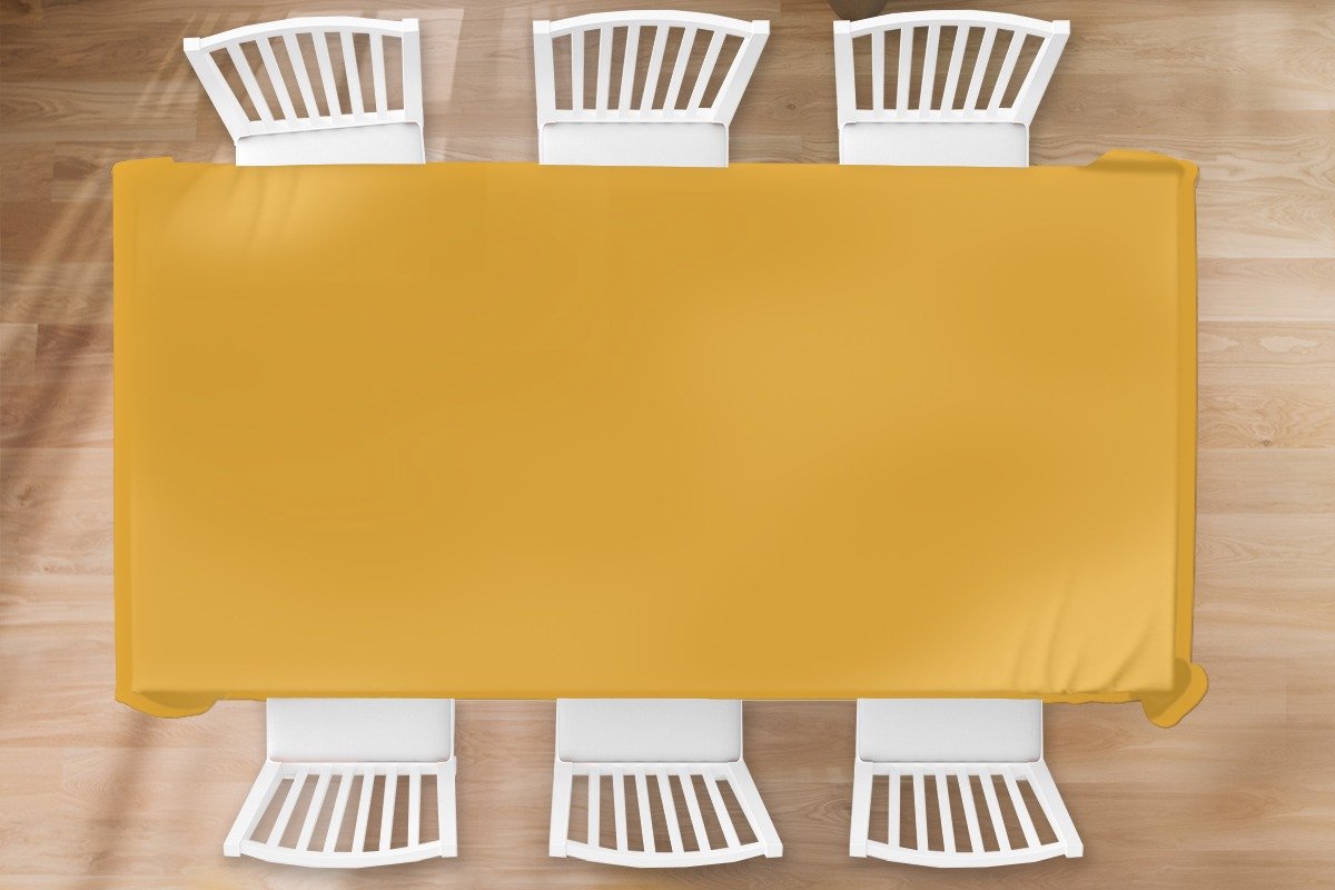 Tafelkleed - Tafellaken - 260x130 cm - Okergeel - Herfst - Interieur - Binnen en Buiten