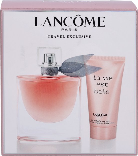 Lancôme La Vie Est Belle Giftset - 50 ml eau de parfum spray + 50 ml bodylotion - cadeauset voor dames - Lancôme