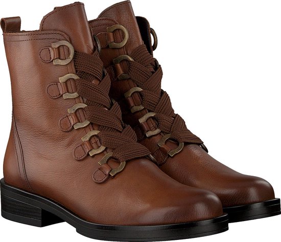 Gabor Dames Veterboots 660.1 Cognac Maat 39 Gabor Dames Veterboots 660.1 Cognac Maat 39