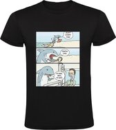 Reanimatie Haai gaat Mis Heren T-shirt - Ziekenhuis - Zee - Strand
