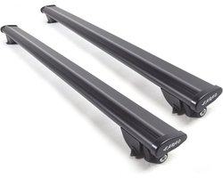 Dakdragers geschikt voor de Suzuki Vitara vanaf 2015 gesloten dakrailing - Aluminium - Hoog laadvermogen 100kg - Wingbar - Zwart - Merk Farad