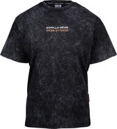 Gorilla Wear Medina Oversized T-shirt - Washed Zwart - L