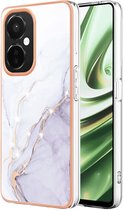 Coverup Marble Design TPU Back Cover - Geschikt voor OnePlus Nord CE 3 Lite 5G Hoesje - Wit