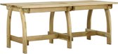 vidaXL - Tuintafel - 220x74x75 - cm - geïmpregneerd - grenenhout