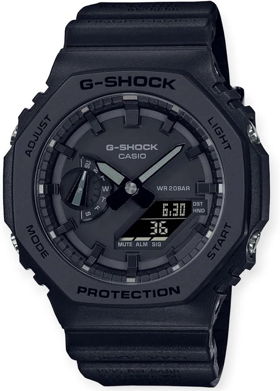 Casio G-Shock Remaster GA-2140RE-1AER Horloge - Kunststof - Zwart - Ø 44 mm