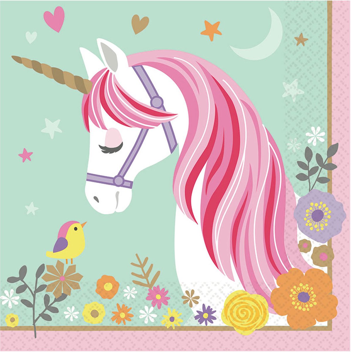 Rietmuller - Riethmuller - Servetten Magical Unicorn (16 stuks)