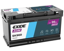 Exide Start-stop Agm Ek960 Agm-accu Transparant