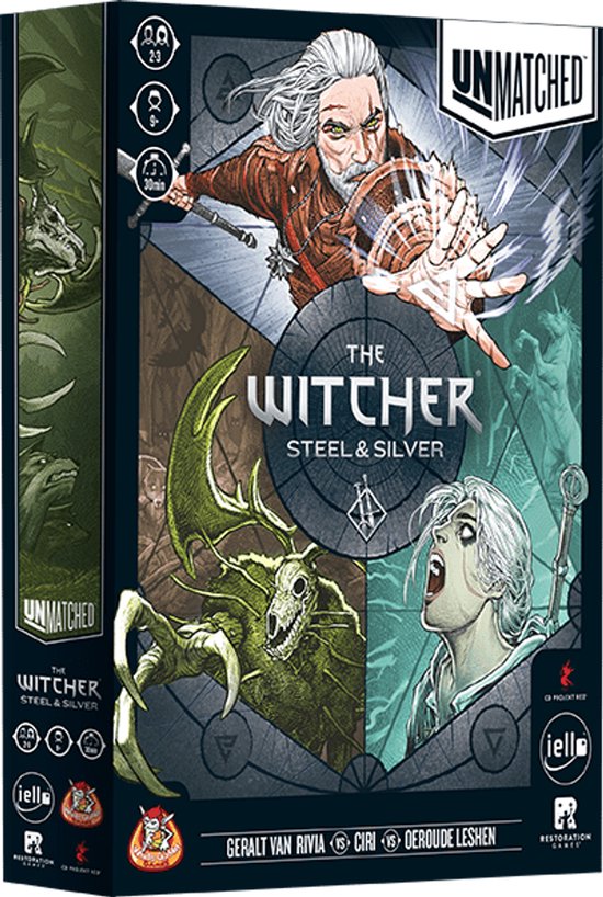 The Witcher Steel and Silver - Unmatched: The Witcher-serie met Geralt & Ciri