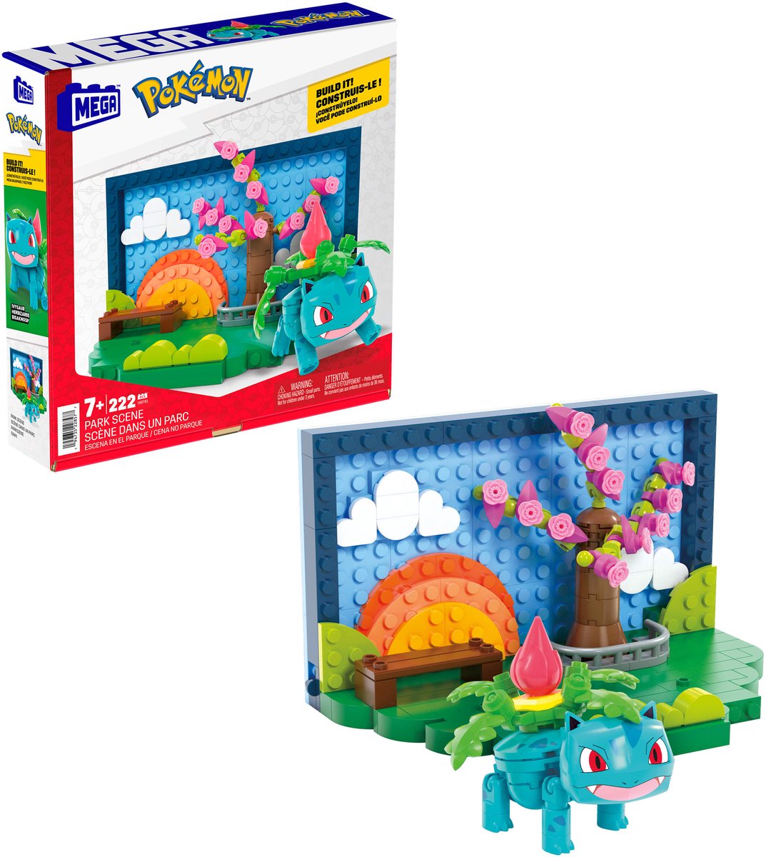MEGA Pokémon bouwset - Parklandschap Ivysaur Diorama