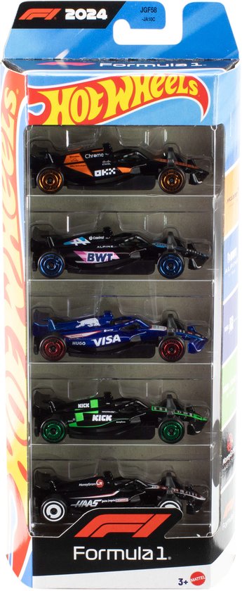 Hot Wheels Formula 1 Race Team 5-Car Pack
