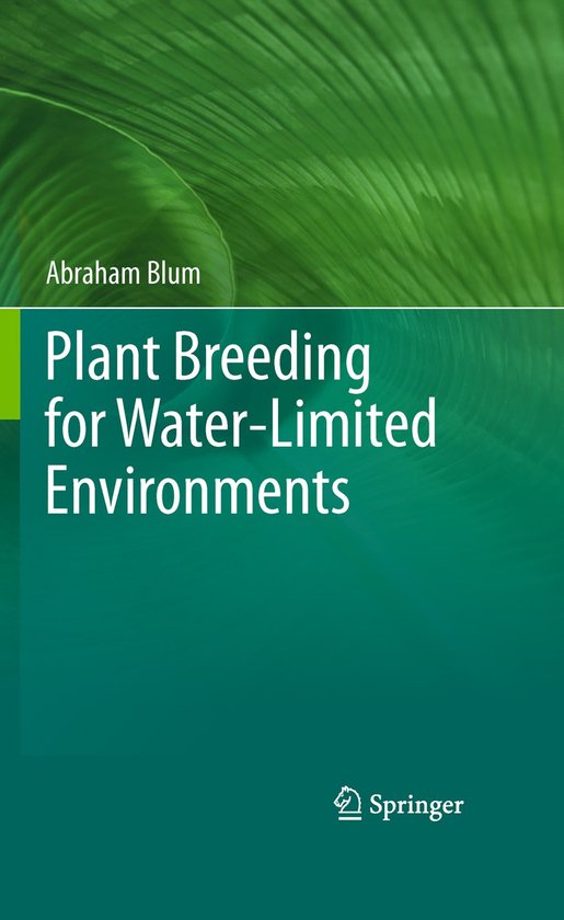 Plant Breeding for Water-Limited Environments - cover