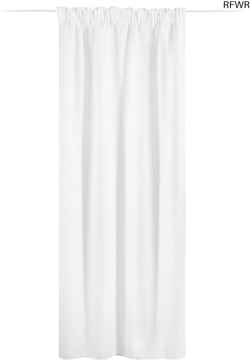 RFWR® Kant-en-klaar gordijn 140 x 250 cm - Plooiband voor gordijnenrail - Wasmachinebestendig
