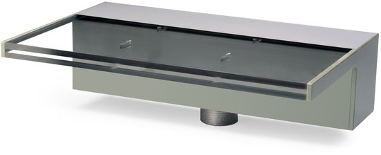 ExcelValley - Barrière anti-déversement en Acryl pour cascade 135 mm (5,3 po) pour piscine, spa ou étang [LED : oui] | 45 cm - 17,72"]