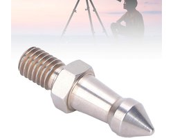 Allecto Plus - RVS Camera Statief Spikes M8 Draad met Afneembare Spikes voor Extra Stabiliteit - Fotografie Accessoires - Stabiele Ondersteuning