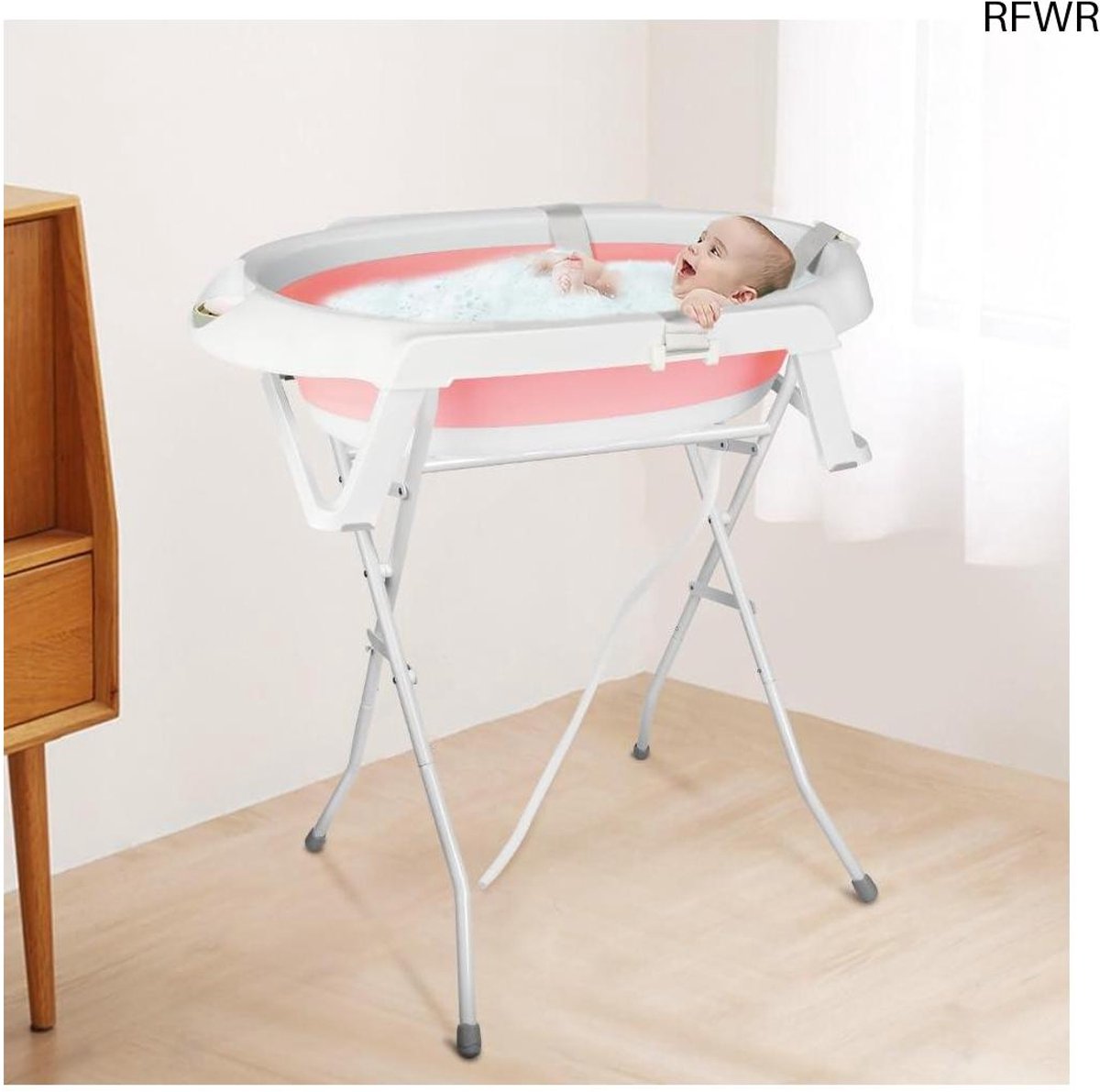 RFWR® Opvouwbaar babybad met standaard voor pasgeborenen - Veilig en ruimtebesparend