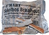 Bol.com S'MART Sekelbos - Sickle Bush - Braaihout - haardhout ca. 20kg voor BBQ houtskool of haardhout aanbieding