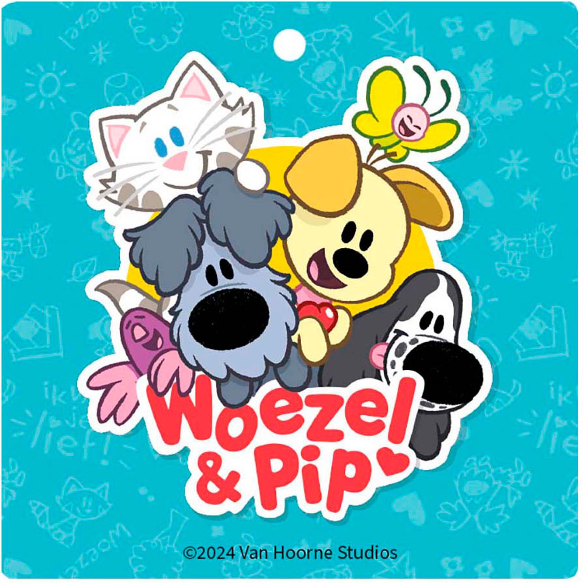Woezel & Pip knuffel 30 cm pluche Pip - baby peuter speelgoed - 1 jaar, 2 jaar, 3 jaar, 4 jaar - Bambolino Toys — afbeelding 9