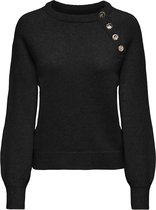 Only Emma Life Button Sweater Dames - Maat L