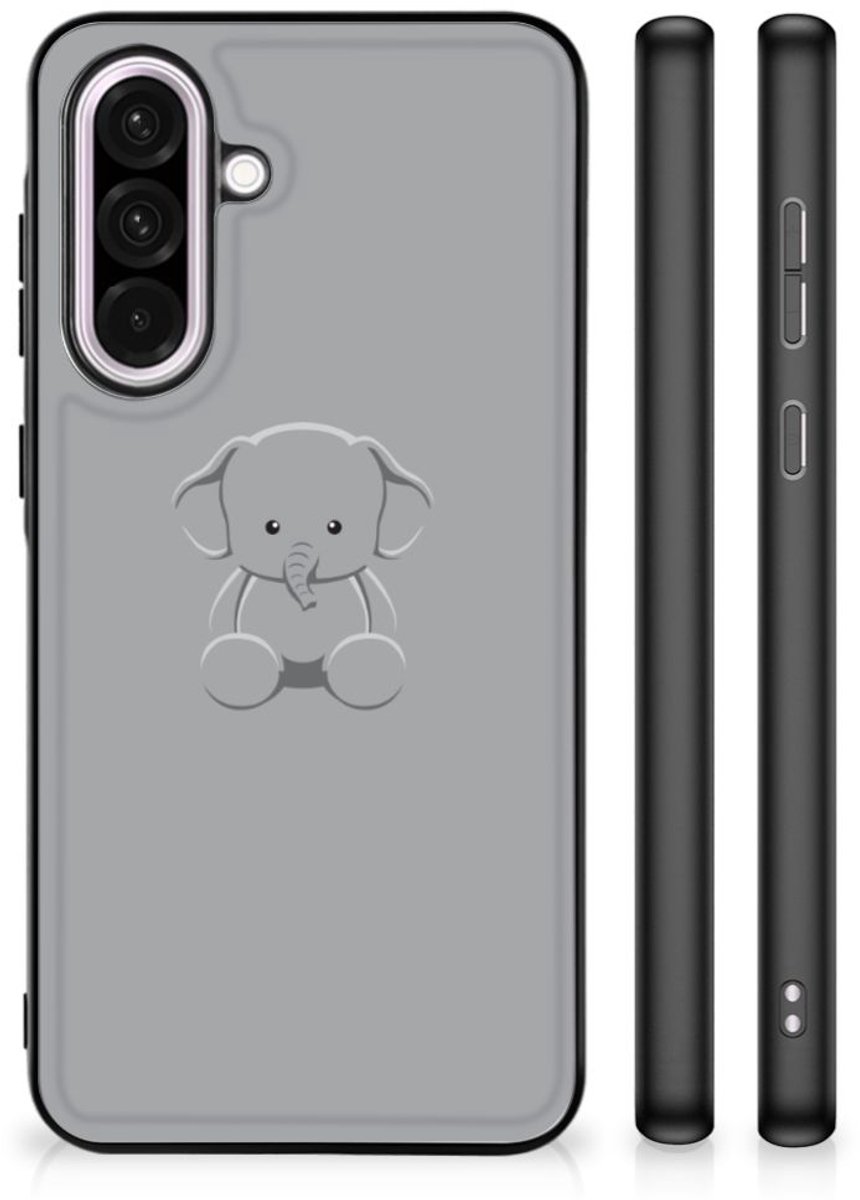 Samsung Galaxy A56 Hoesje Grijs Baby Olifant