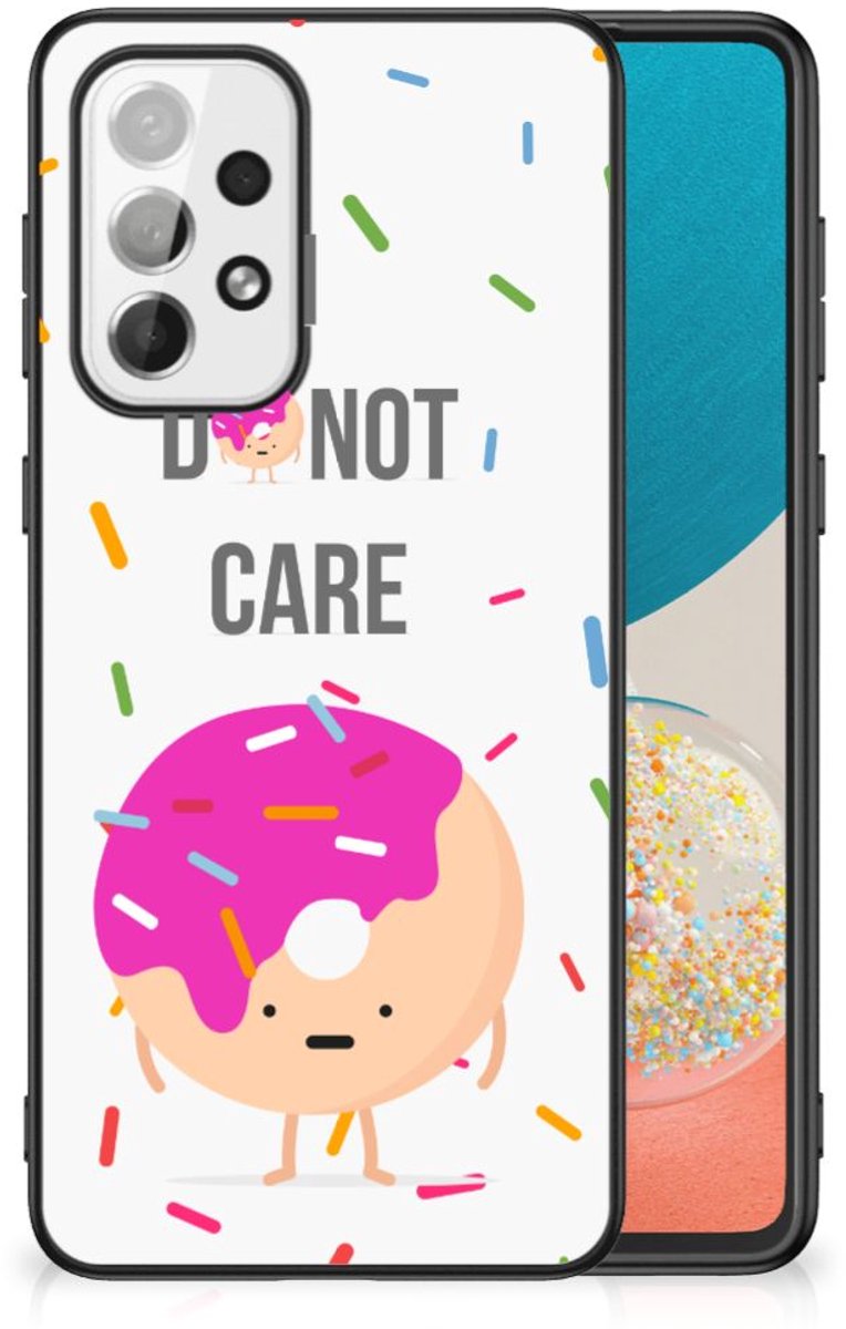 Samsung Galaxy A73 Back Cover Hoesje Donut Roze