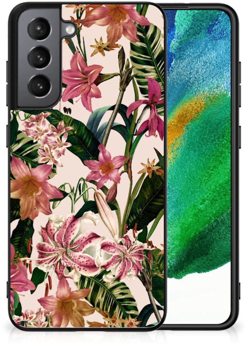 Samsung Galaxy S21FE Bloemen Hoesje Flowers
