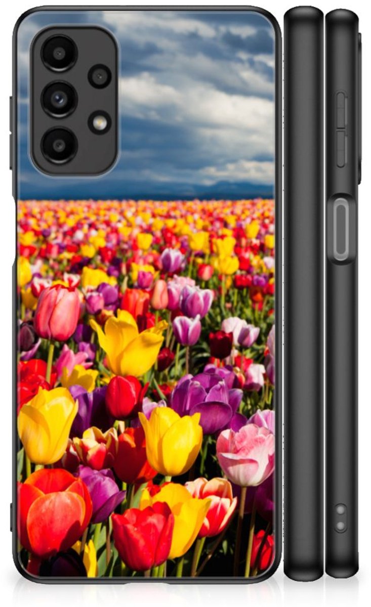 Samsung Galaxy A13 4G Bloemen Hoesje Tulpen