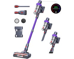 Steelstofzuiger - Draadloze Stofzuiger - Vacuum Cleaner - Kruimeldief Snoerloos - Handstofzuiger - 500W - 48KPa - 1.5L Stofreservoir - Automatische Zuigkracht Aanpassing - Ideaal voor Huisdierharen, Tapijt en Harde Vloeren