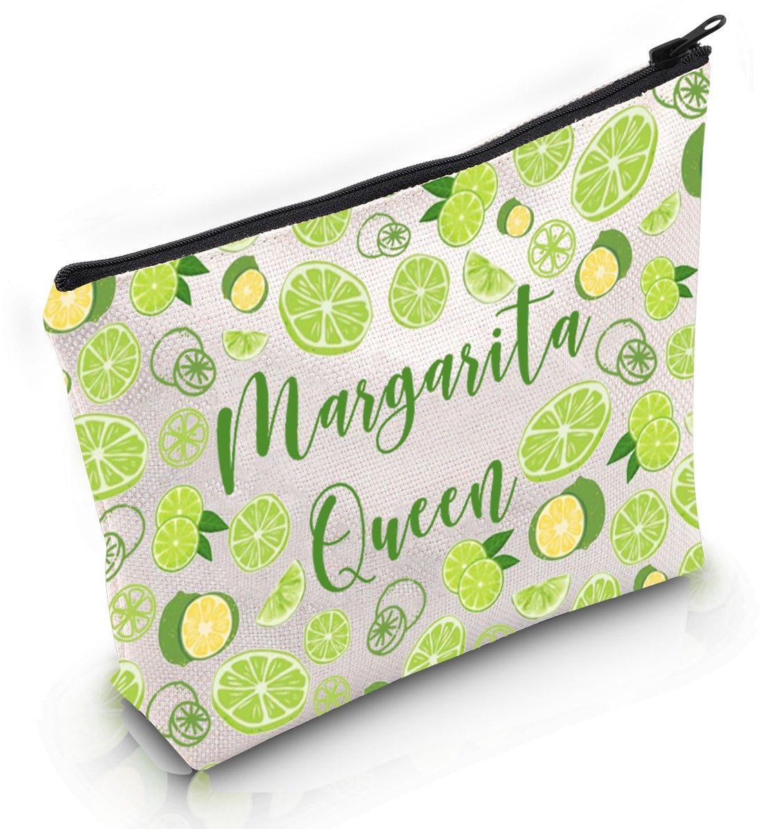 Te-quila Lover Gift Margarita Queen Makeup Bag Margarita Lover Cosmetic Bag Margarita Drinker Gift, Margarita Queen Bag