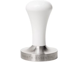 Tamper – 58mm - QuickMill – RVS - Wit – Koffie Tamper – Espresso Tamper - Koffie Stamper - Quick Mill – Espressomachine - Barista Essentials