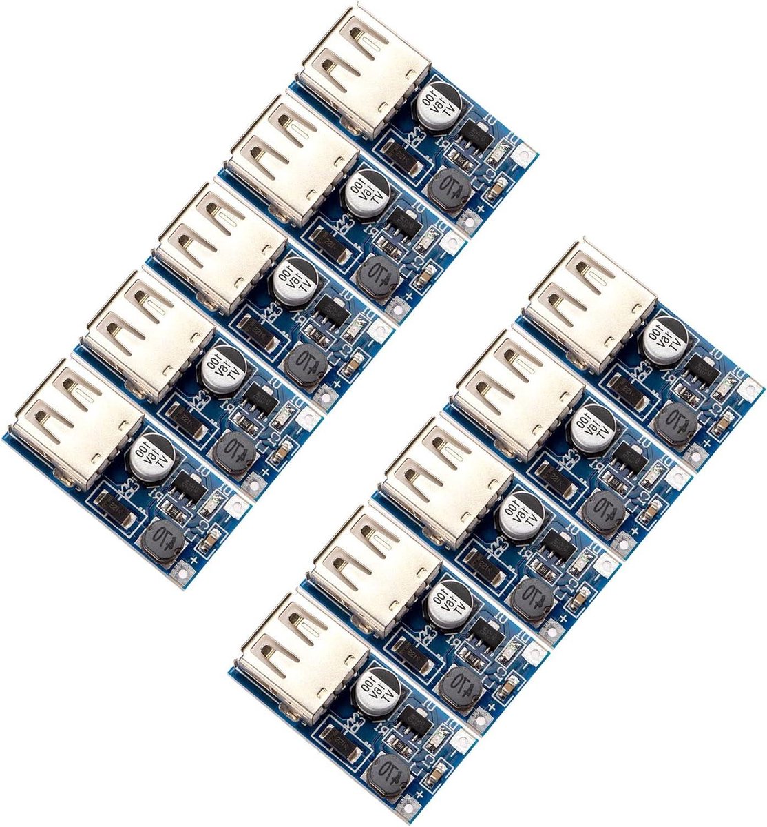 Image of 10 stuks USB 5V Step-up Module 0.9V-5V DC-DC Boost Converter Spanningsregelaar