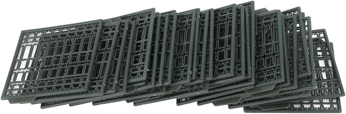 JGS Premium - Haarrigs Stoppers voor Boilie Aas - Karpervissen Accessoires - 30 Stuks - Plastic - 3x6mm, 7x6mm, 11x6mm - Ideale voor Boilies, Pellets