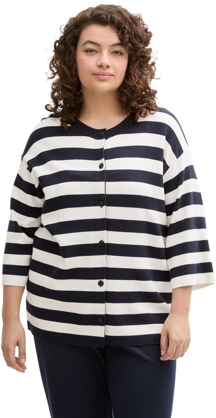 TOM TAILOR Maglietta Plus Size Donna In Cotone Biologico Con Stampa Floreale – Grigio - 2