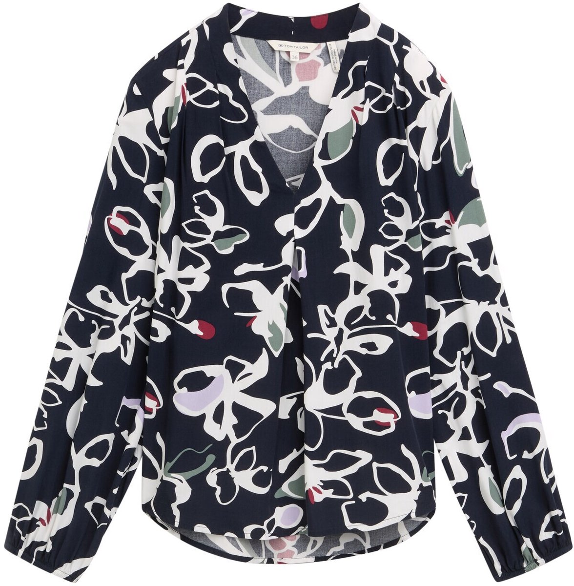 Tom Tailor Gedessineerde blouse met LENZING™ EcoVero™