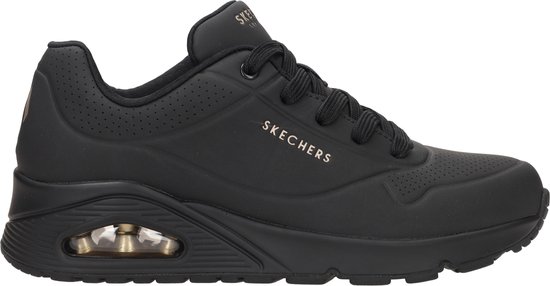 Skechers Uno - Stand On Air - Dames Sneakers - Zwart