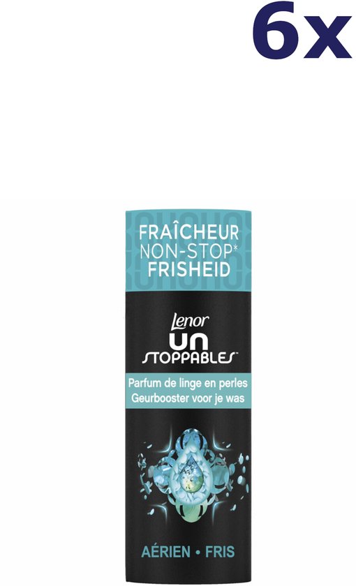Lenor Unstoppables Fresh - Booster de parfum pour votre linge - Pack économique 6 x 165 g